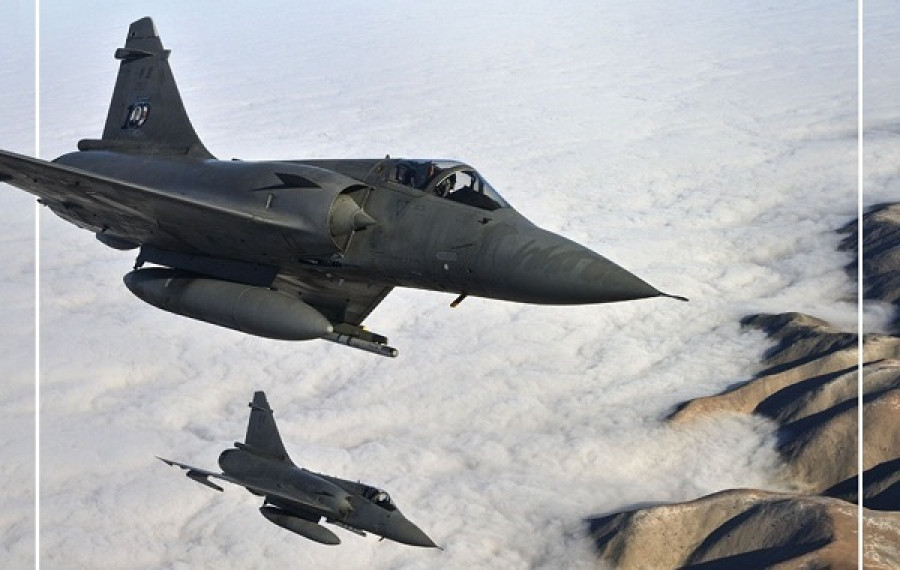 Cazas Mirage 2000 de la Fuerza Aérea del Perú. Foto: Fuerza Aérea del Perú